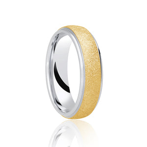 Two Tone Textured Ring