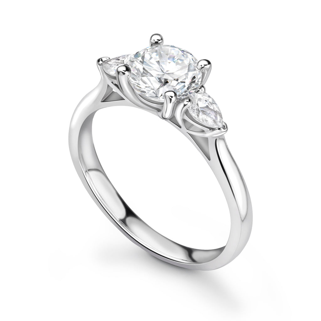 Acacia Trilogy Engagement Ring