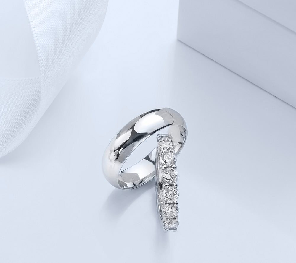 Two Tone Wedding Rings- NOT LISTED