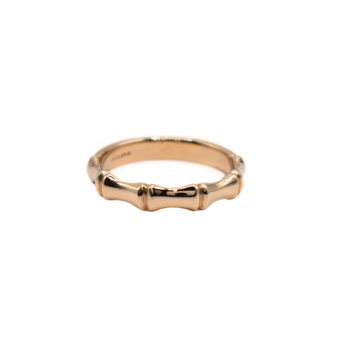 Bamboo Ring In 9ct Yellow Gold