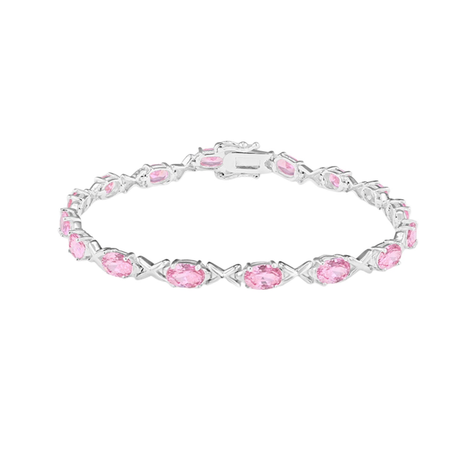 Pink Cubic Zirconia Bracelet