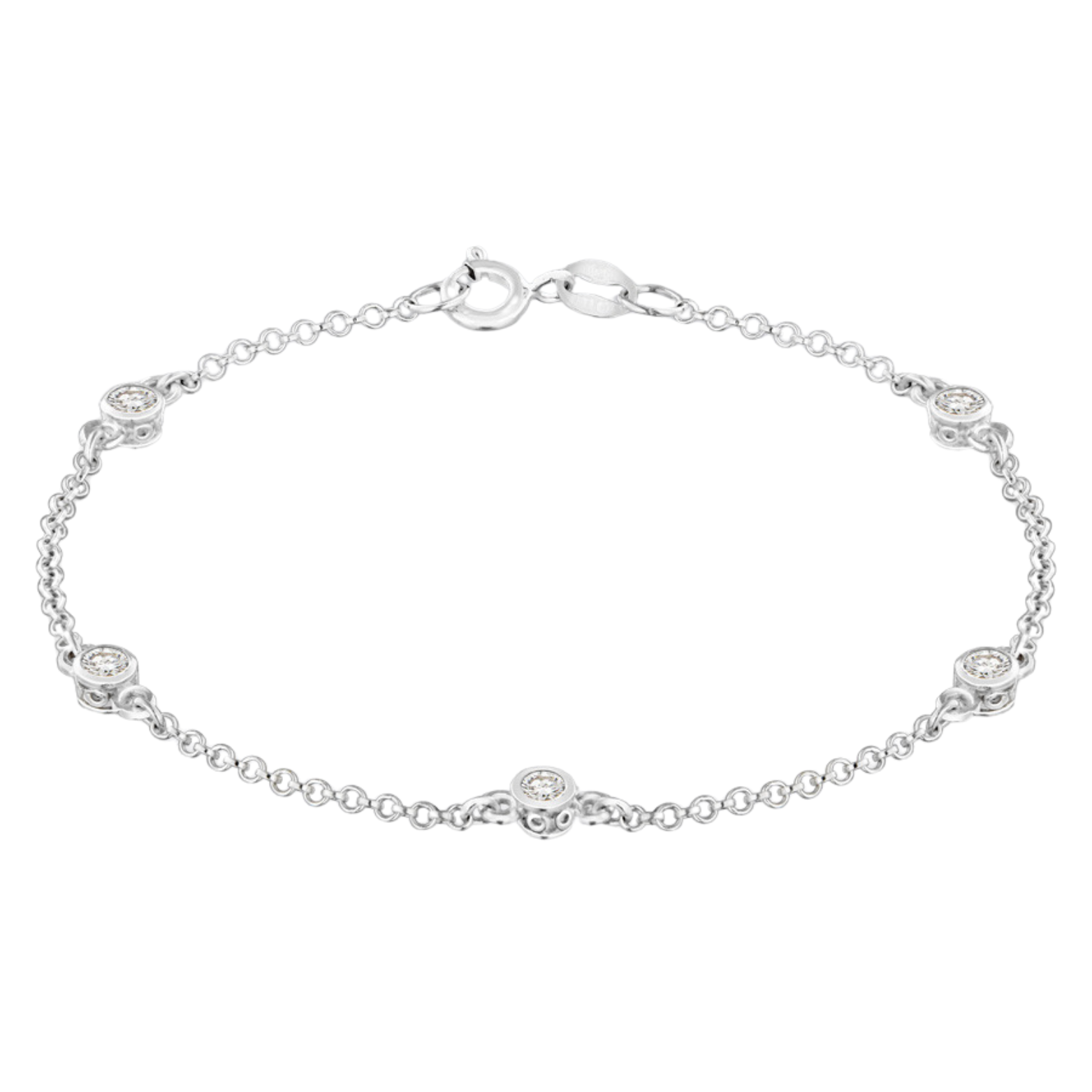 Round Cubic Zirconia Bracelet