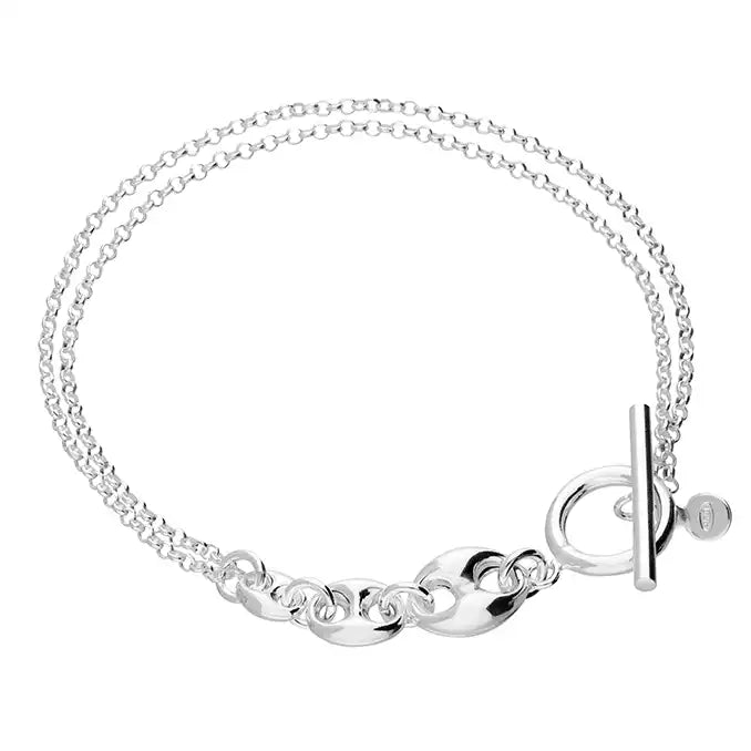 Anchor charm T-Bar Bracelet