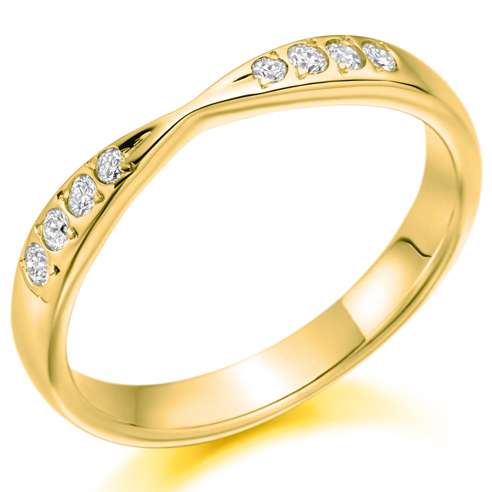 Pinched Twist Grain Set Band