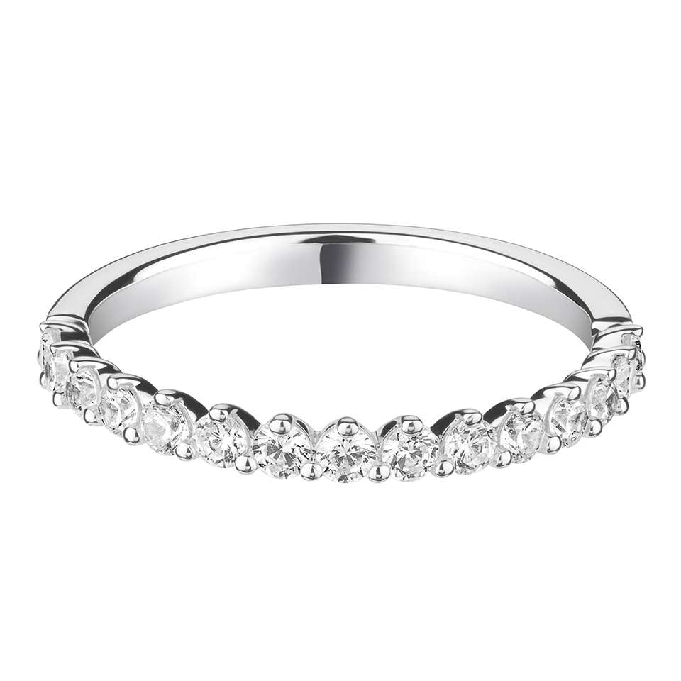 Three Claw Diamond Band