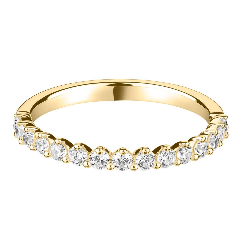 Three Claw Diamond Band