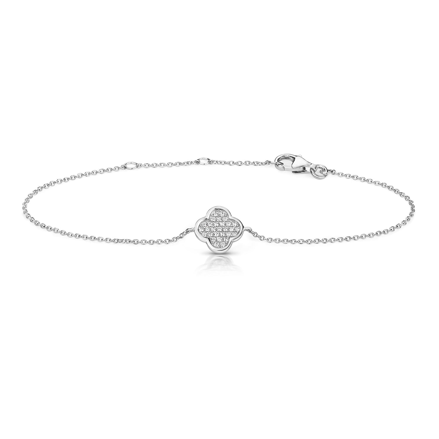Clover Cubic Zirconia Bracelet