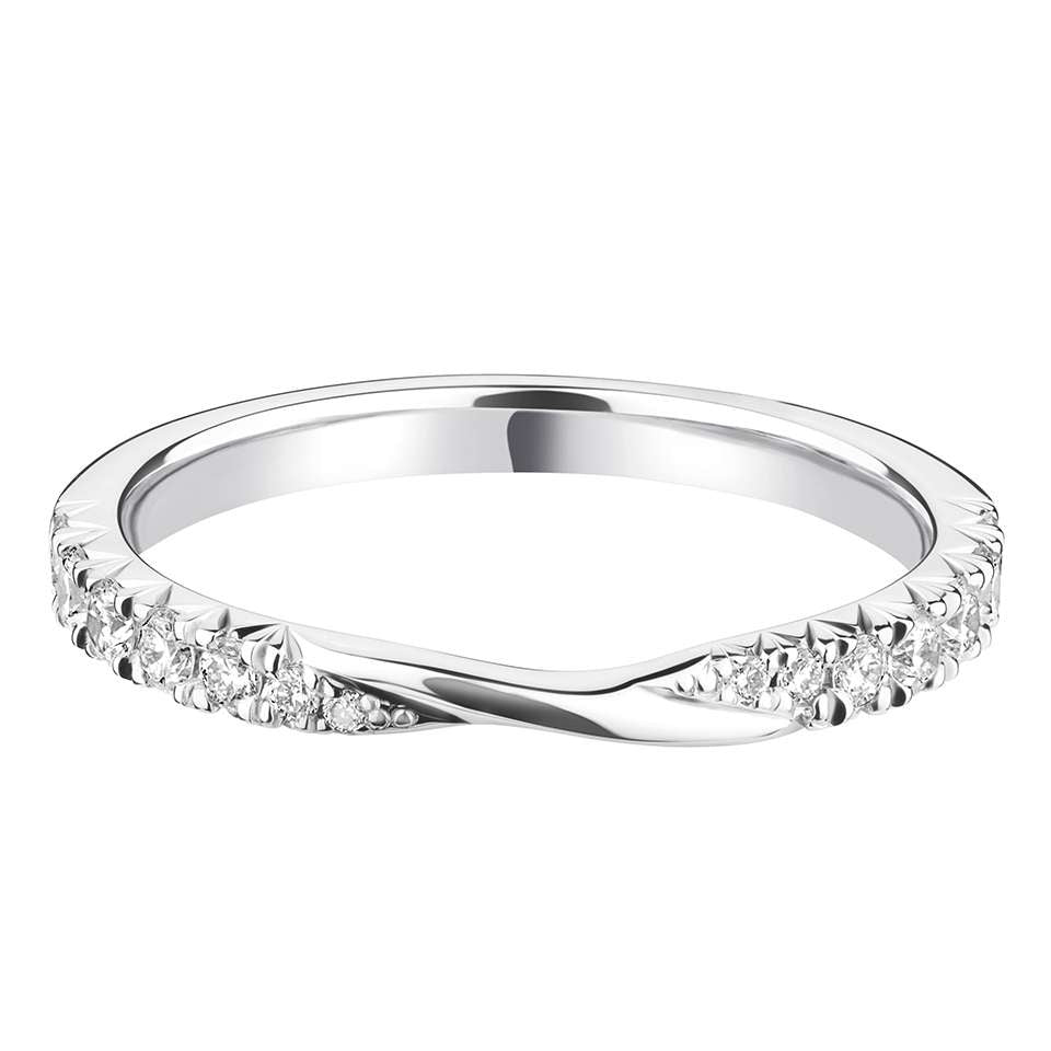 Diamond Set Twist Band