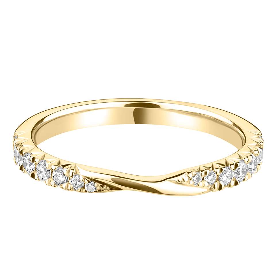 Diamond Set Twist Band