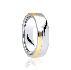 Offcentre Two Tone Ring