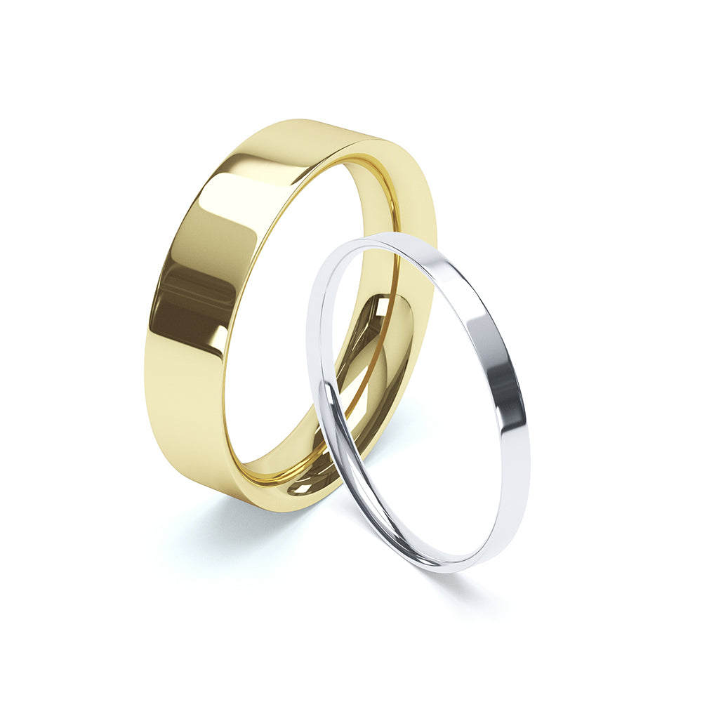 Flat Court Wedding Ring