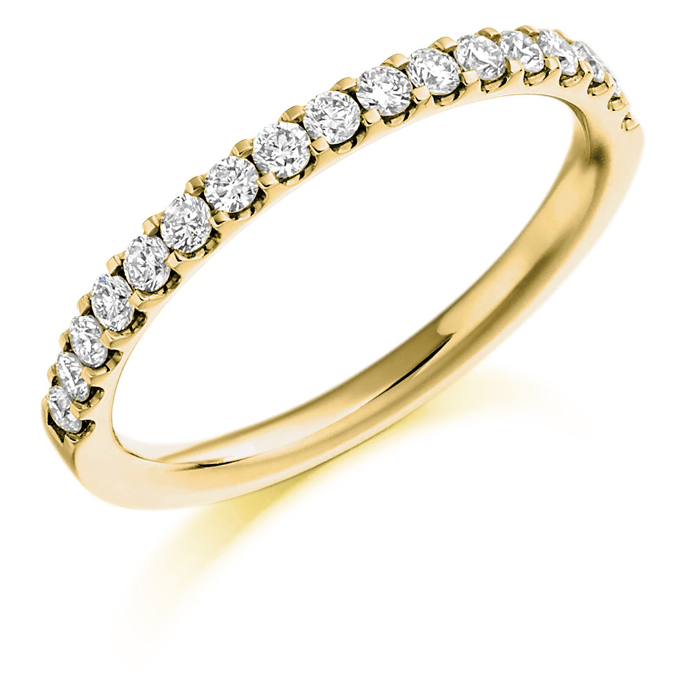 Micro-Claw Set Round Diamond Ring