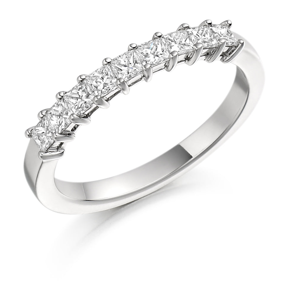 Claw Set Princess Cut Diamond Ring